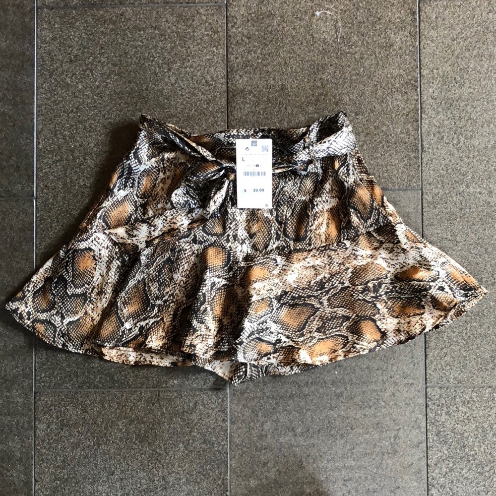 Zara snake print mini.